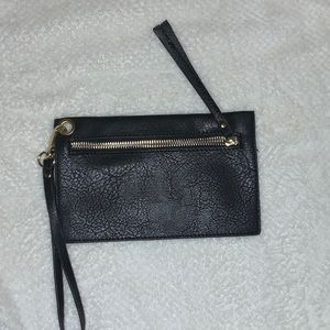 REAL LEATHER CLUTCH
